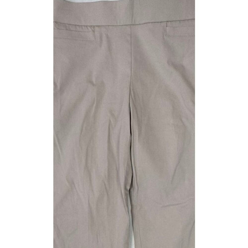 JM Collection Womens Medium Beige Core Pant NEW NWT Slim Leg Pull On - Picture 7 of 9